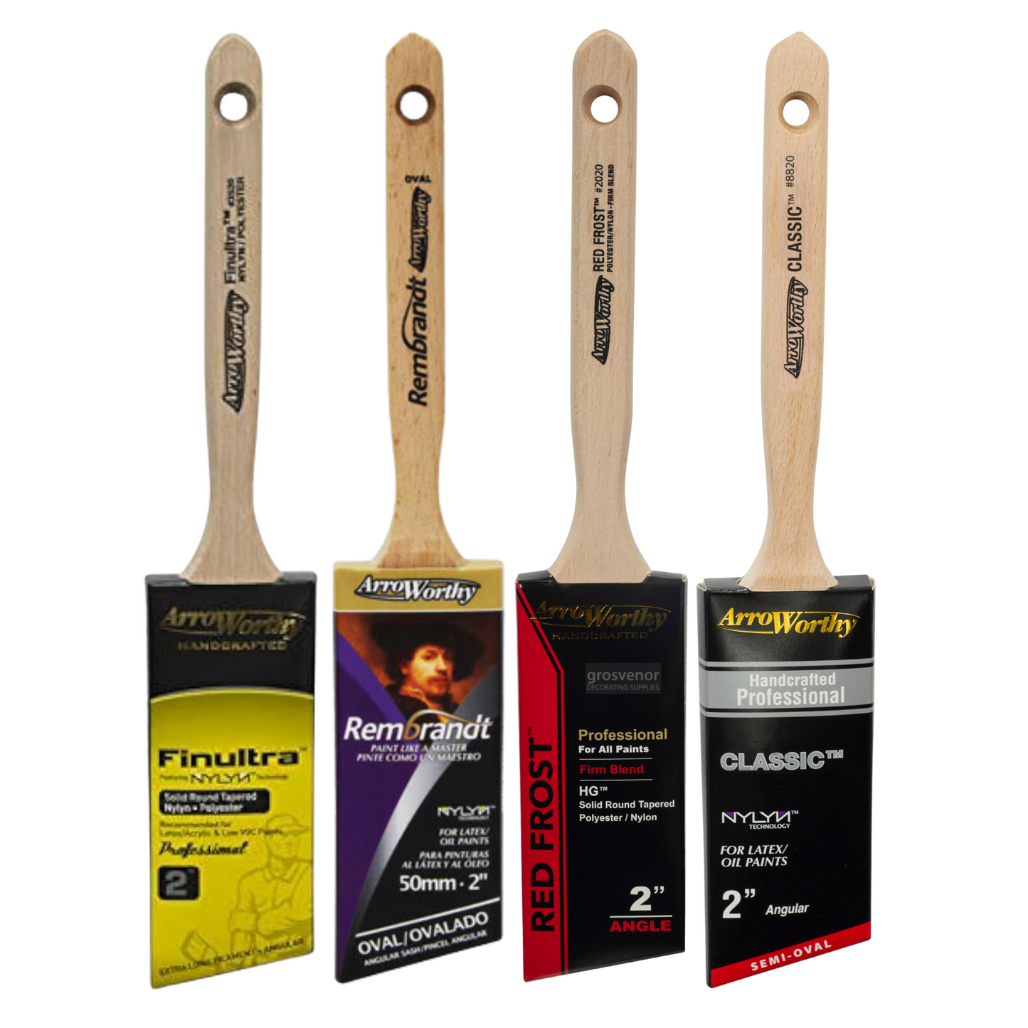 ARROWORTHY SELECTION BOX BRUSH SET 4 PACK