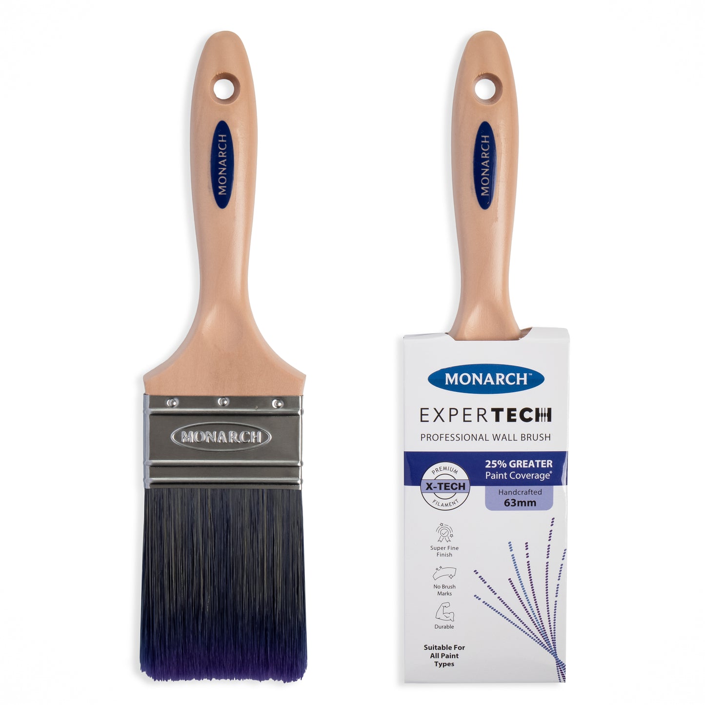 MONARCH EXPERTECH X-TECH WALL BRUSH 63MM (2.5")