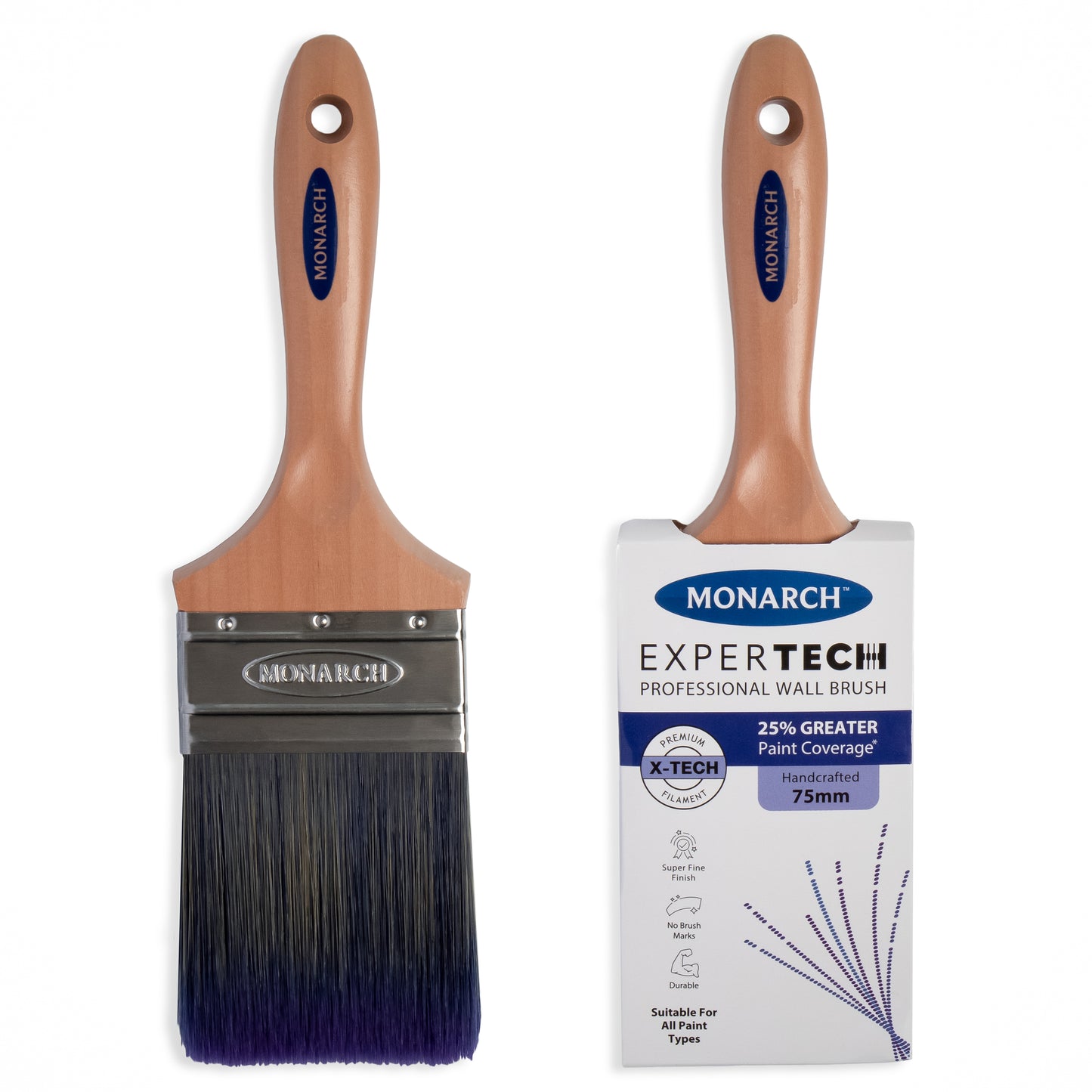 MONARCH EXPERTECH X-TECH WALL BRUSH 75MM (3")