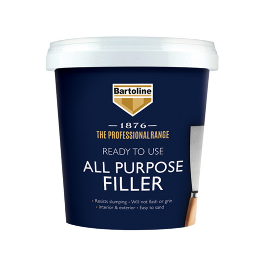 BARTOLINE 1876 READY MIXED ALL PURPOSE FILLER WHITE 1KG