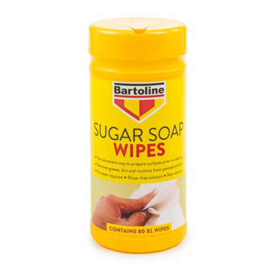 BARTOLINE SUGAR SOAP WIPES - 80 PACK