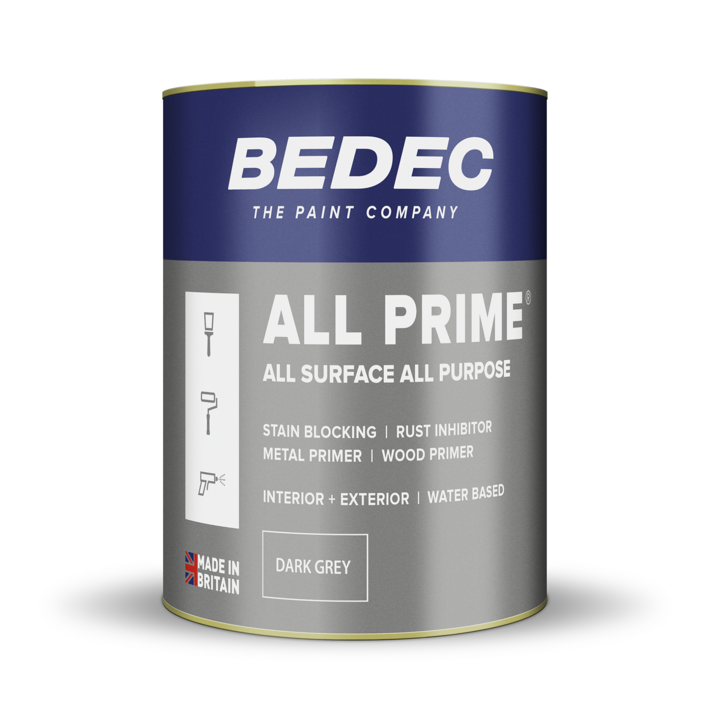 BEDEC ALL PRIME ALL PURPOSE PRIMER - DARK GREY