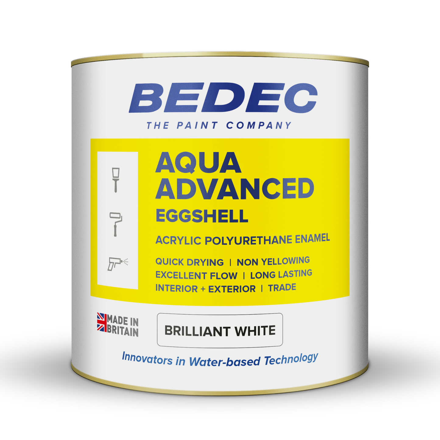 BEDEC AQUA ADVANCED EGGSHELL BRILLIANT WHITE