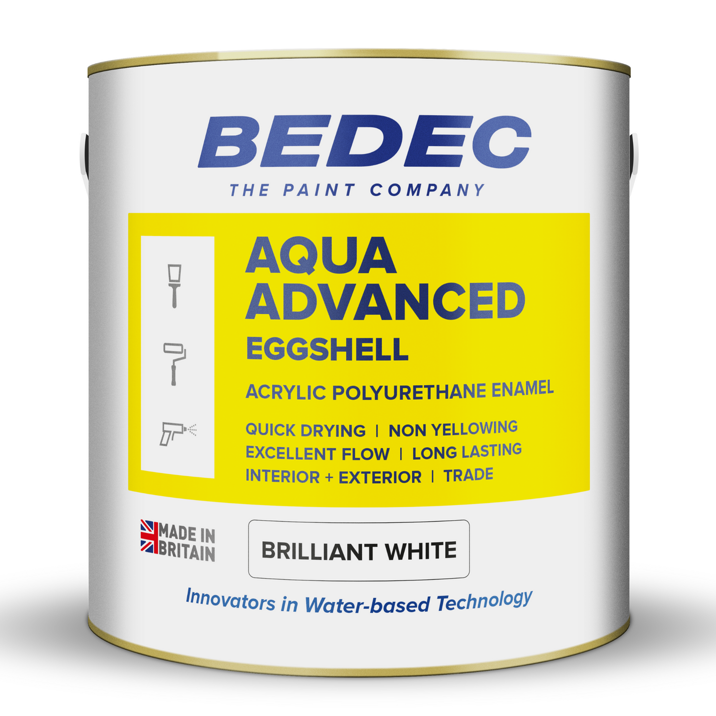 BEDEC AQUA ADVANCED EGGSHELL BRILLIANT WHITE