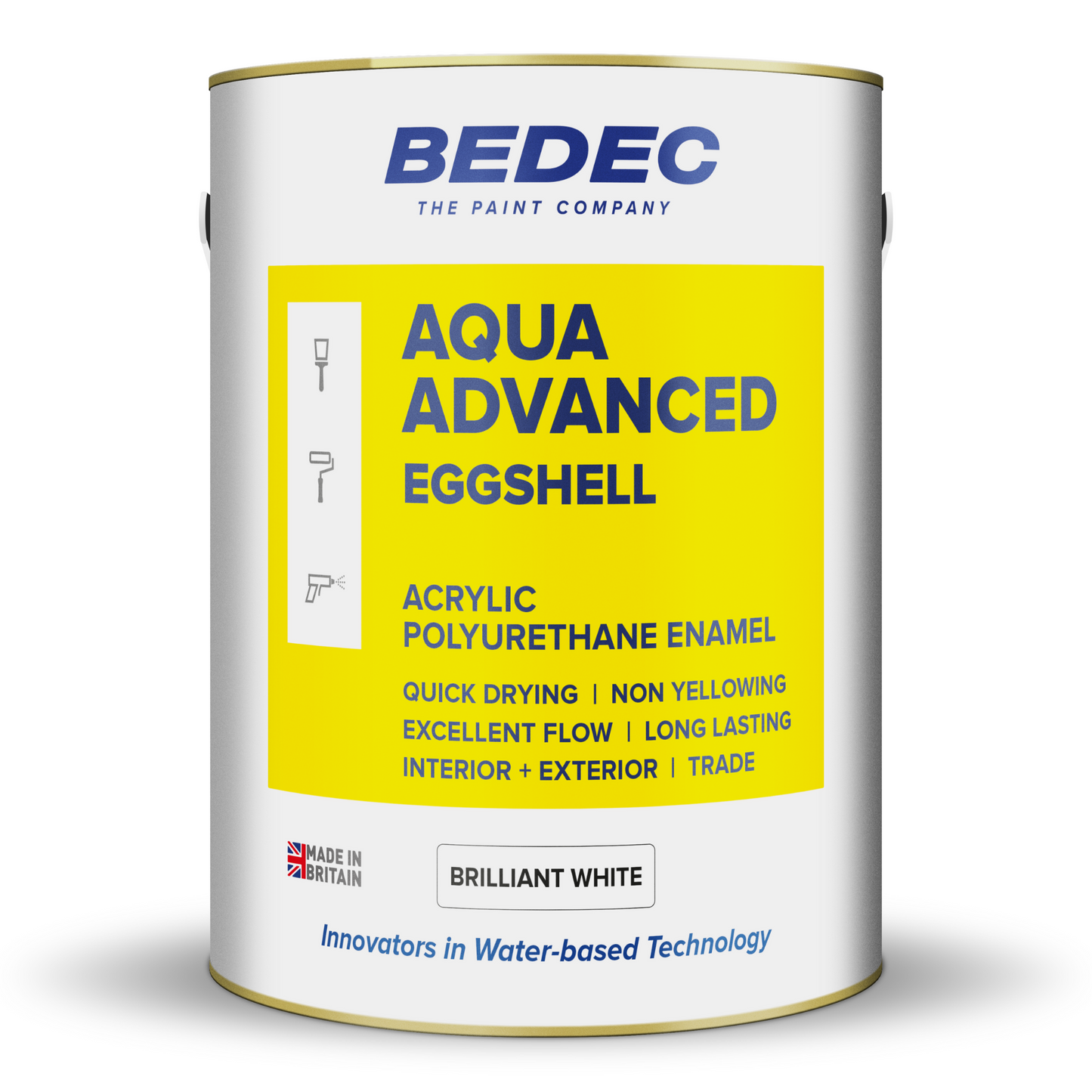 BEDEC AQUA ADVANCED EGGSHELL BRILLIANT WHITE