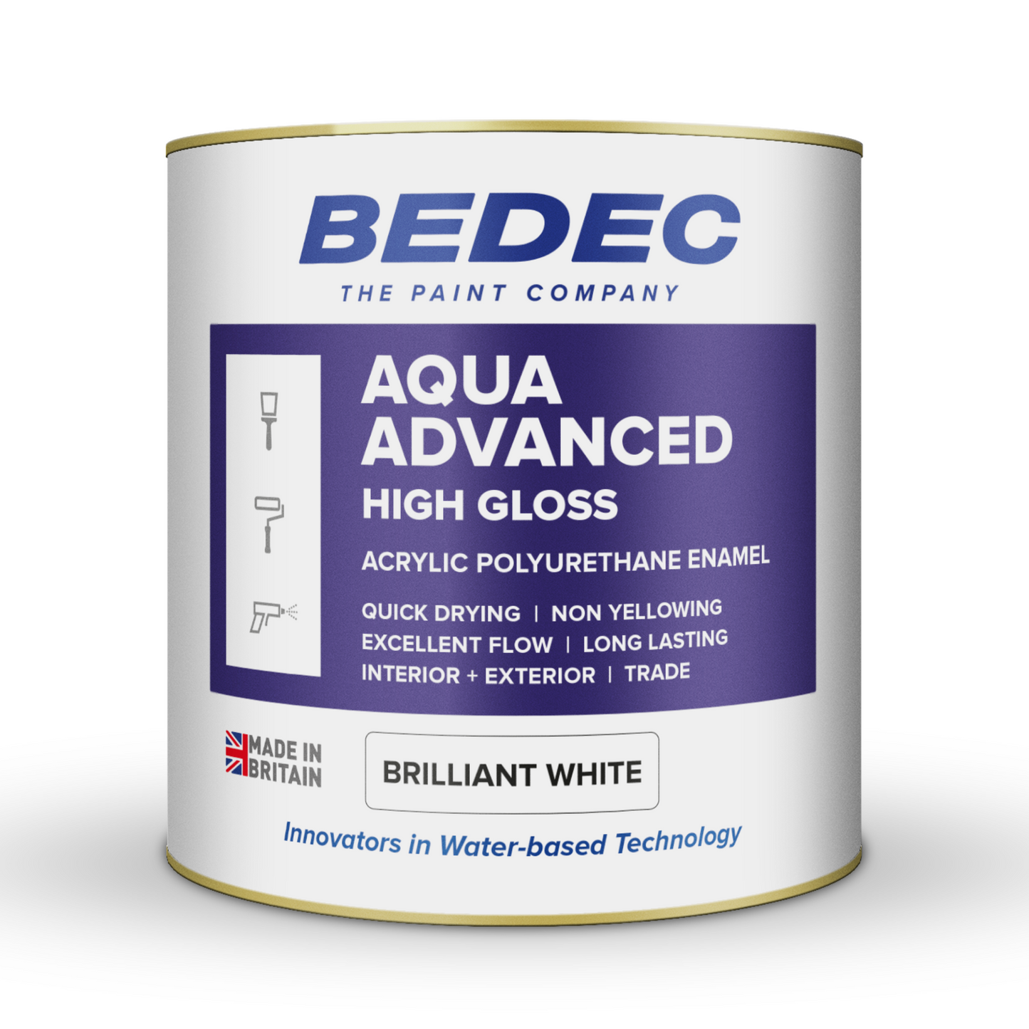 BEDEC AQUA ADVANCED GLOSS BRILLIANT WHITE