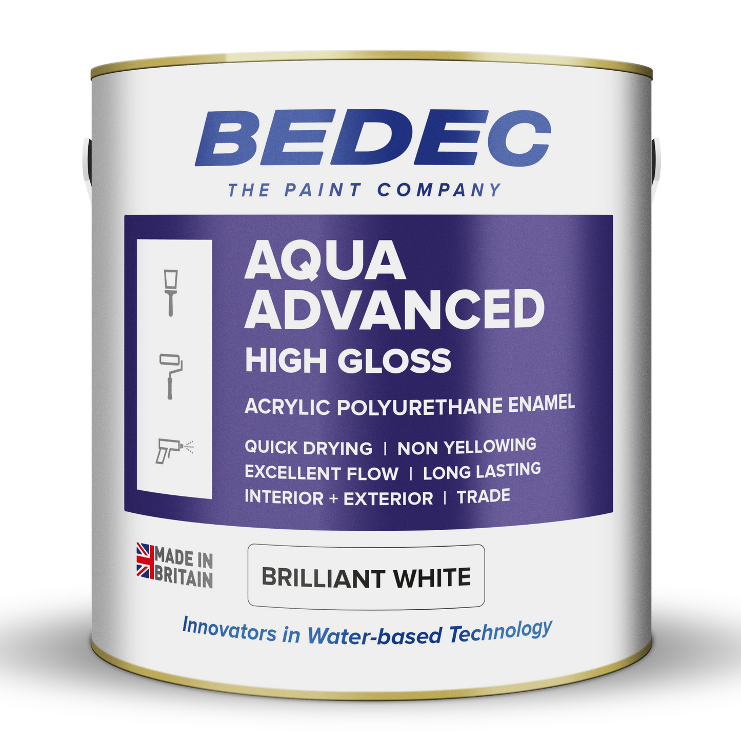 BEDEC AQUA ADVANCED GLOSS BRILLIANT WHITE