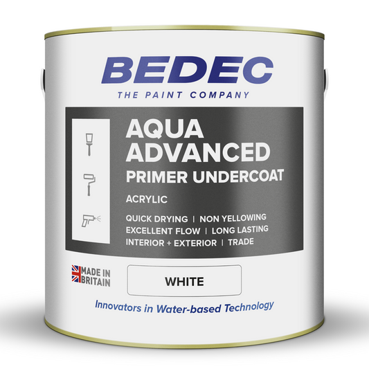 BEDEC AQUA ADVANCED PRIMER UNDERCOAT WHITE