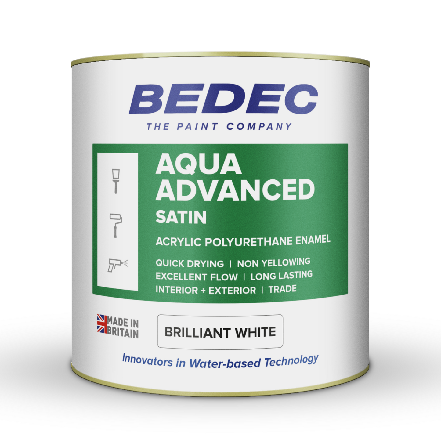 BEDEC AQUA ADVANCED SATIN BRILLIANT WHITE