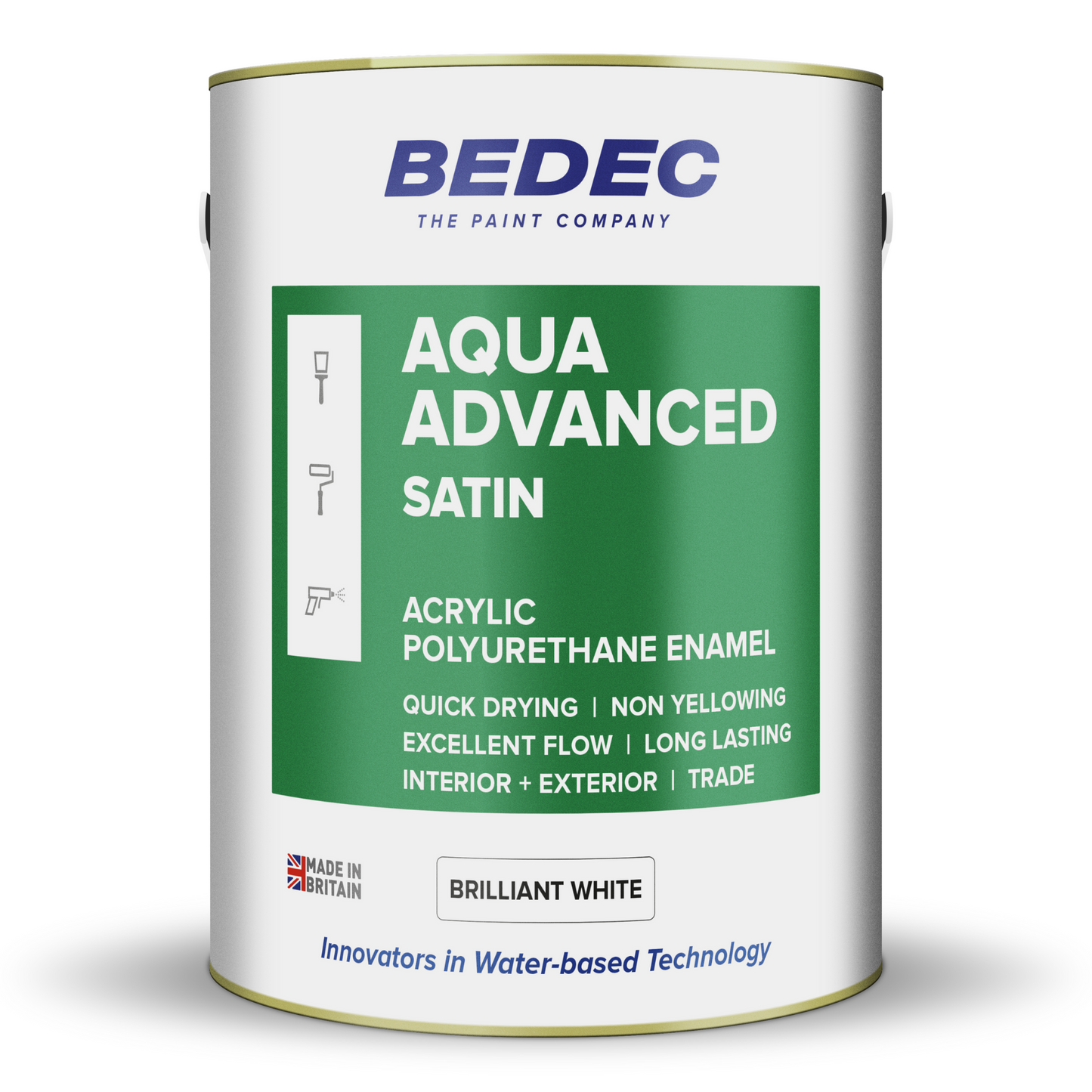 BEDEC AQUA ADVANCED SATIN BRILLIANT WHITE