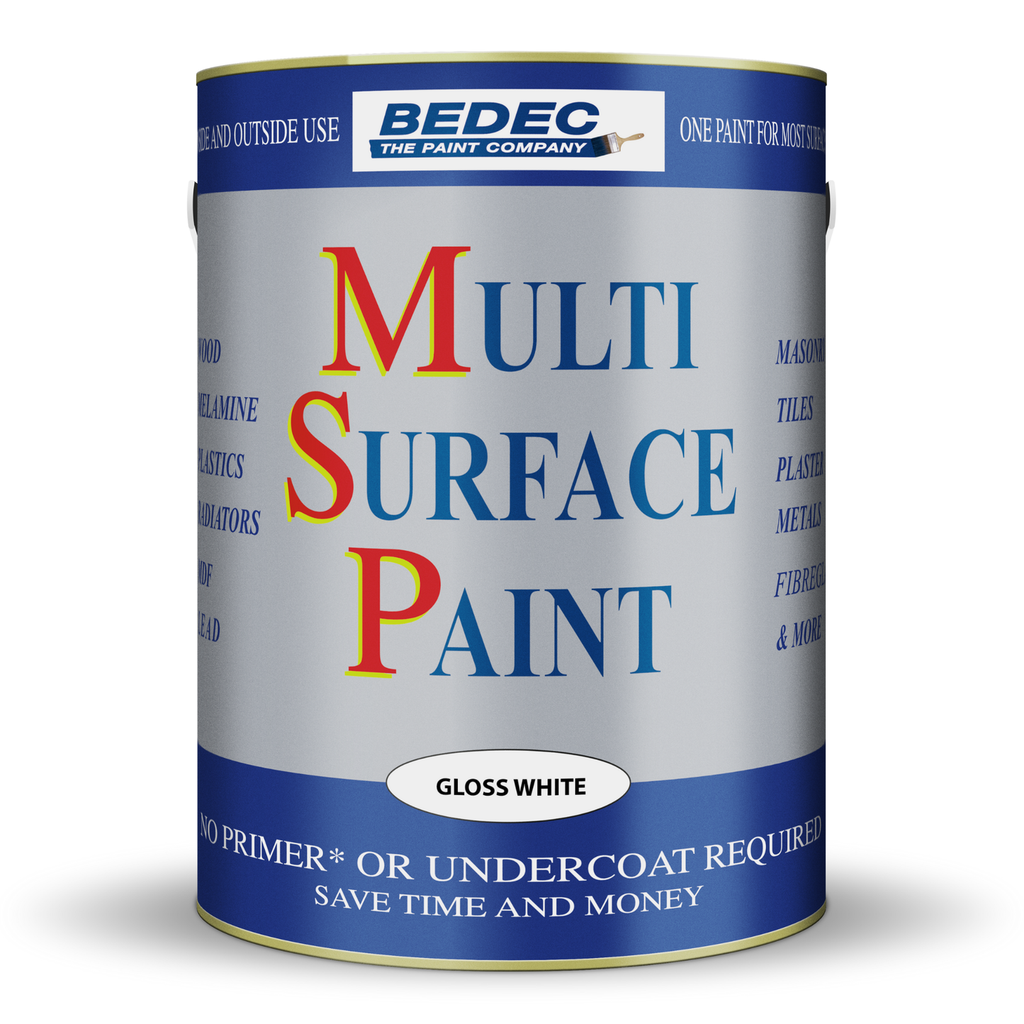 BEDEC MULTI SURFACE PAINT (MSP) GLOSS - WHITE