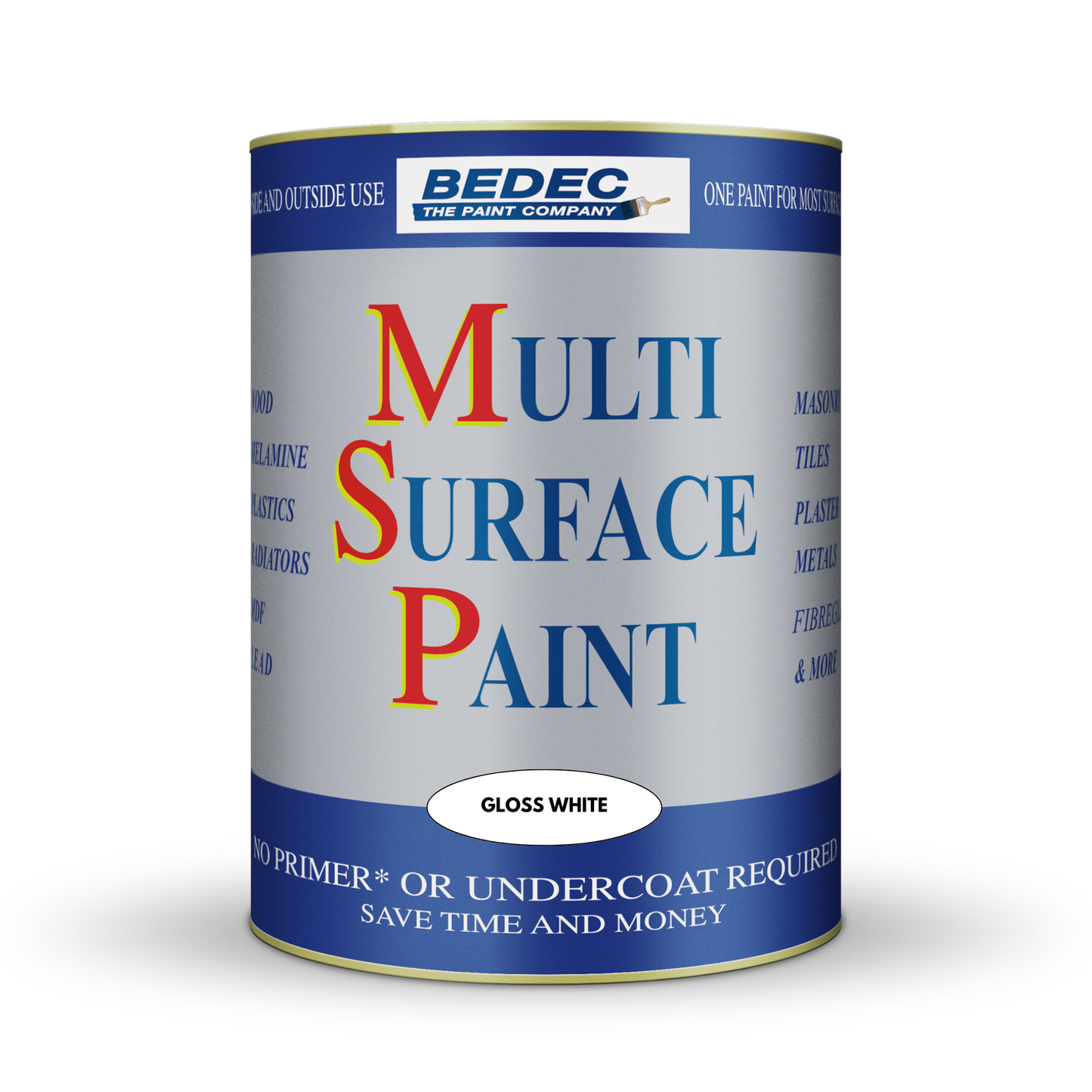 BEDEC MULTI SURFACE PAINT (MSP) GLOSS - WHITE