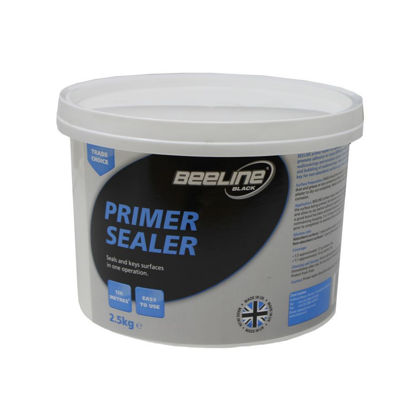 Beeline Primer Sealer/Sizing Adhesive For Wallcoverings 2.5KG