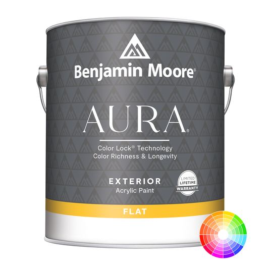 BENJAMIN MOORE AURA EXTERIOR FLAT