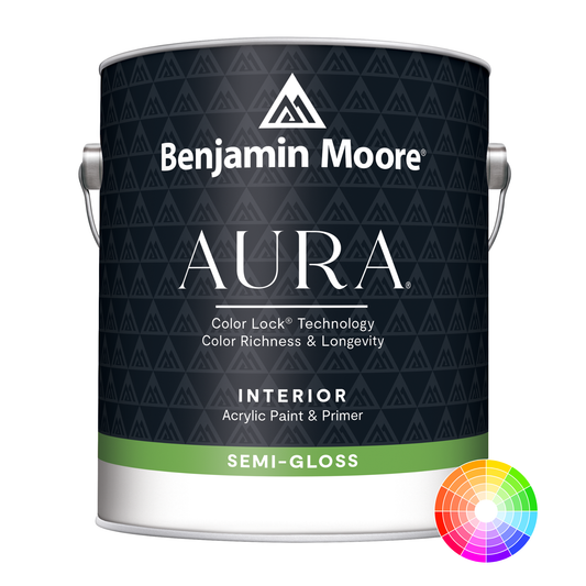 BENJAMIN MOORE AURA INTERIOR SEMI-GLOSS