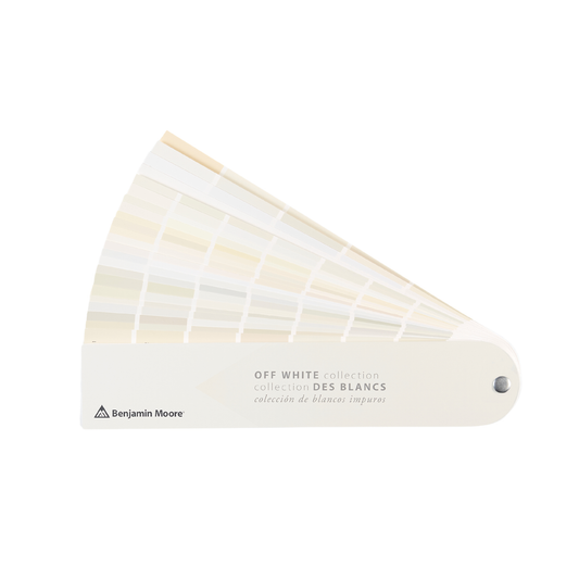 BENJAMIN MOORE OFF WHITES COLOUR FAN