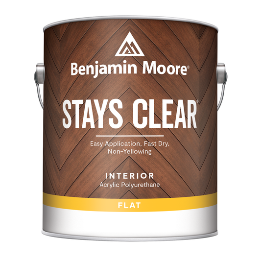 BENJAMIN MOORE STAYS CLEAR INTERIOR VARNISH FLAT