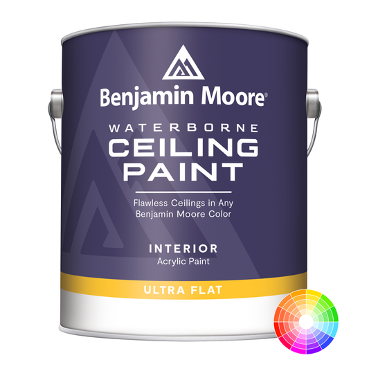 BENJAMIN MOORE CEILING PAINT TINTED COLOUR (LIGHT COLOURS ONLY)