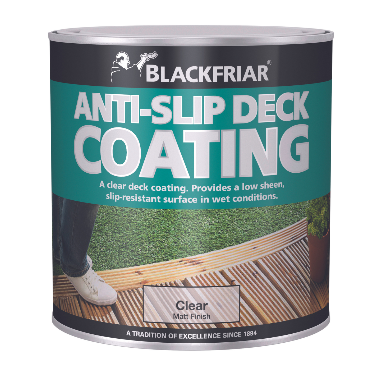 BLACKFRIAR ANTI-SLIP DECK COATING CLEAR 2.5L