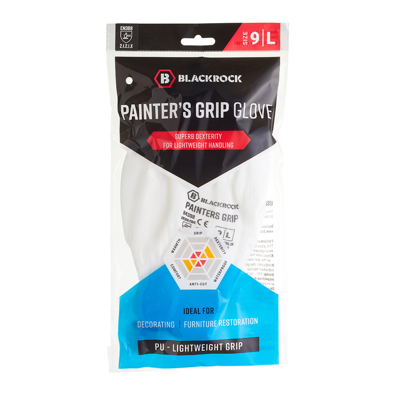Blackrock Painters Light Weight Gripper Gloves - Single Pairs