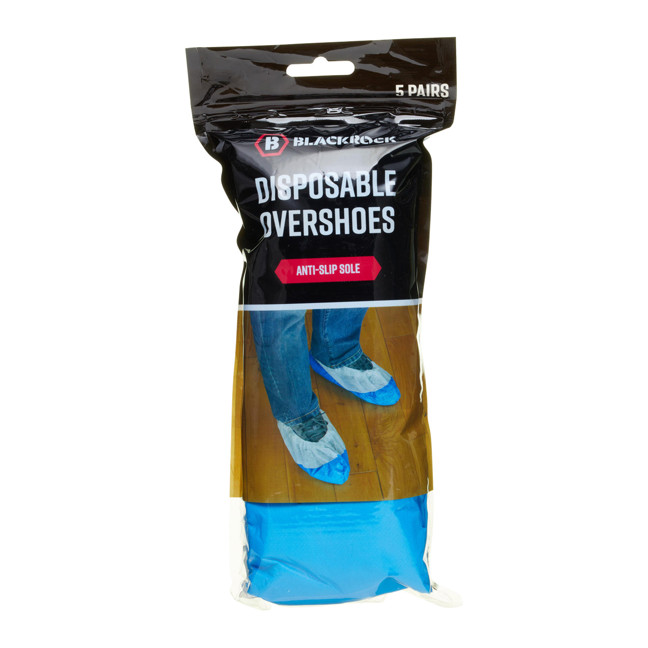 BLACKROCK DISPOSABLE OVERSHOES (5 PAIRS)