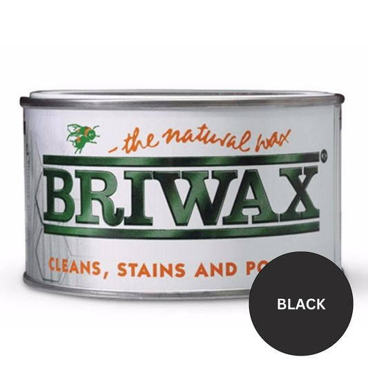 BRIWAX ORIGINAL POLISHING WAX BLACK 370G