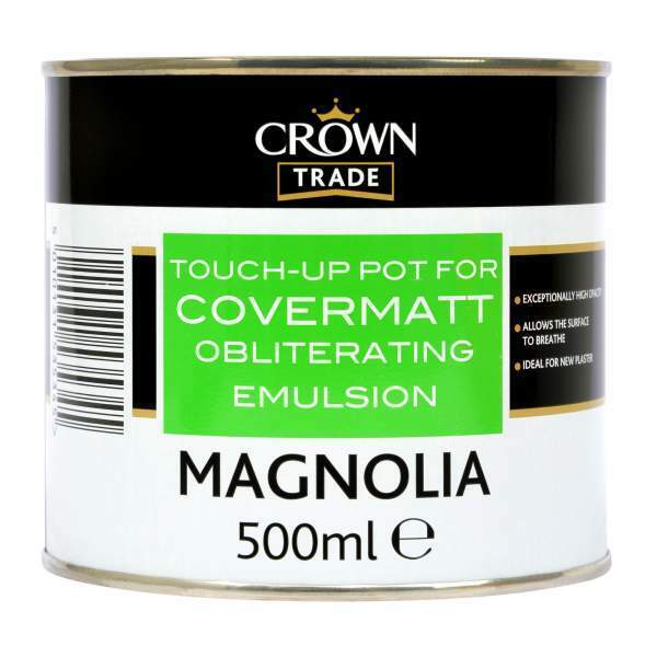 CROWN TRADE COVERMATT OBLITERATING EMULSION MAGNOLIA