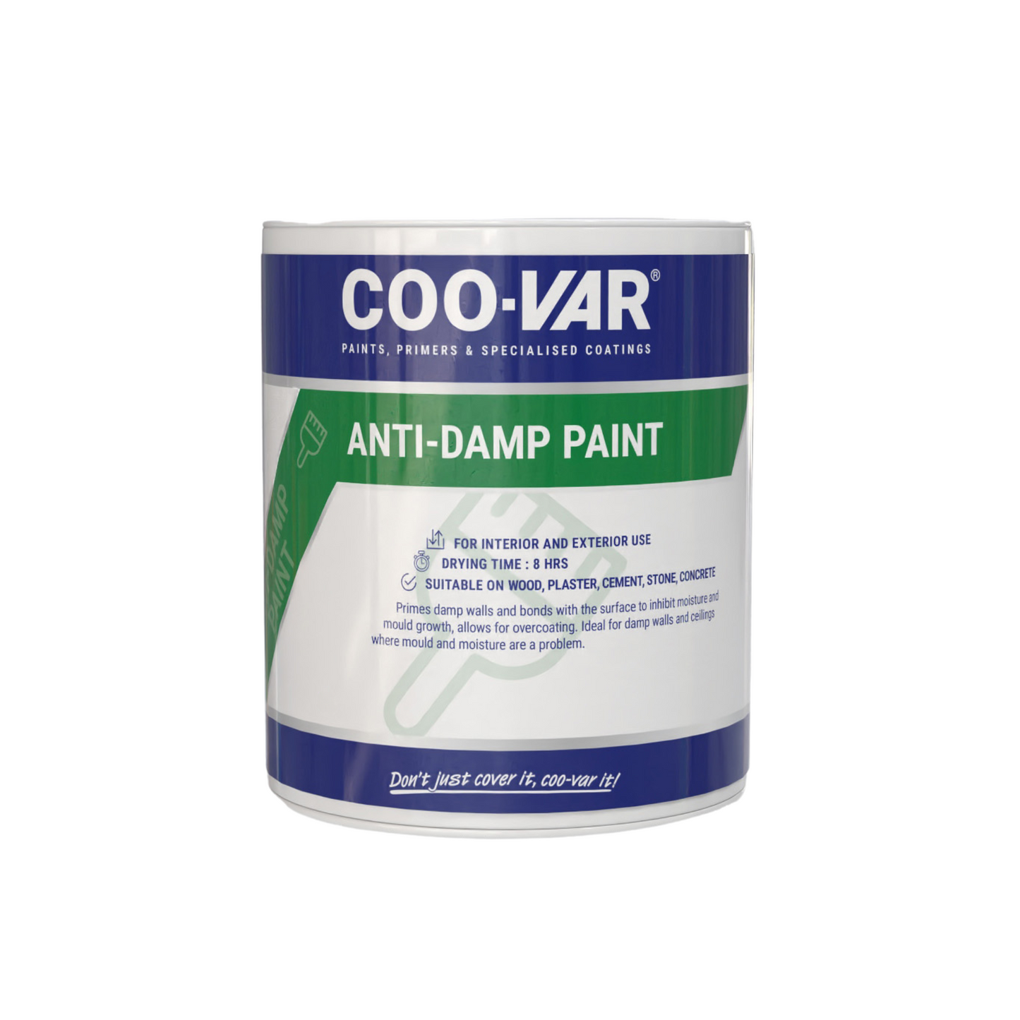 COOVAR ANTI-DAMP PAINT WHITE