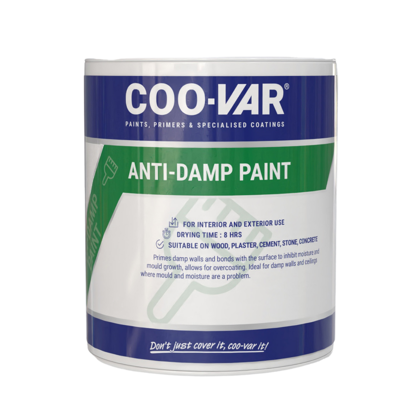 COOVAR ANTI-DAMP PAINT WHITE