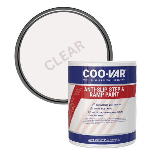 Coovar Anti-Slip Step and Ramp Paint 1L - Clear