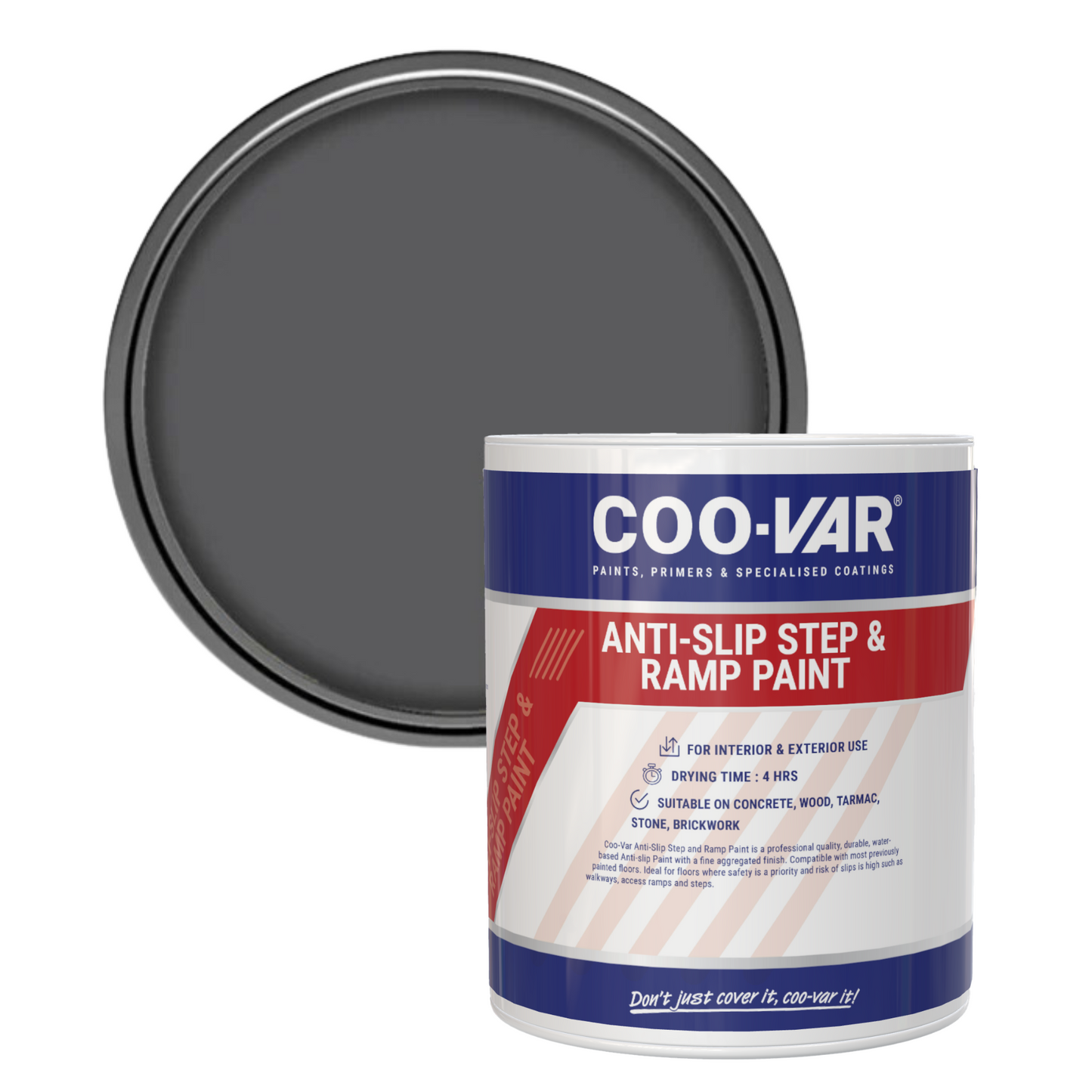 COOVAR ANTI-SLIP STEP AND RAMP PAINT 1 LITRE