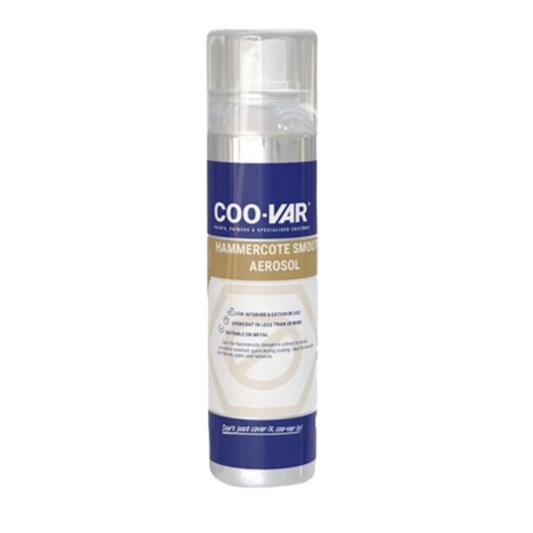 COOVAR HAMMERCOTE SMOOTH METAL PAINT GLOSS AEROSOL 400ML