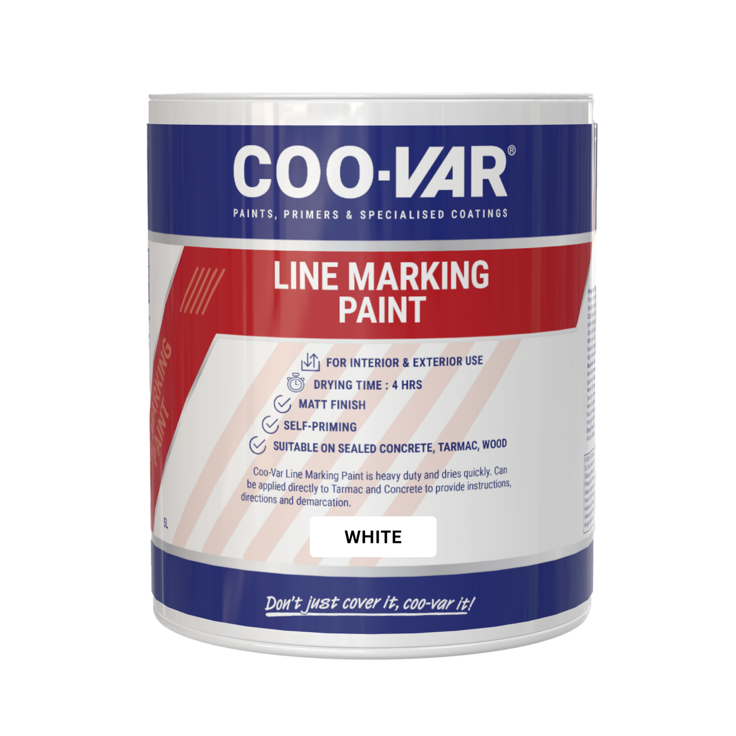 COOVAR LOW ODOUR LINE MARKING PAINT WHITE