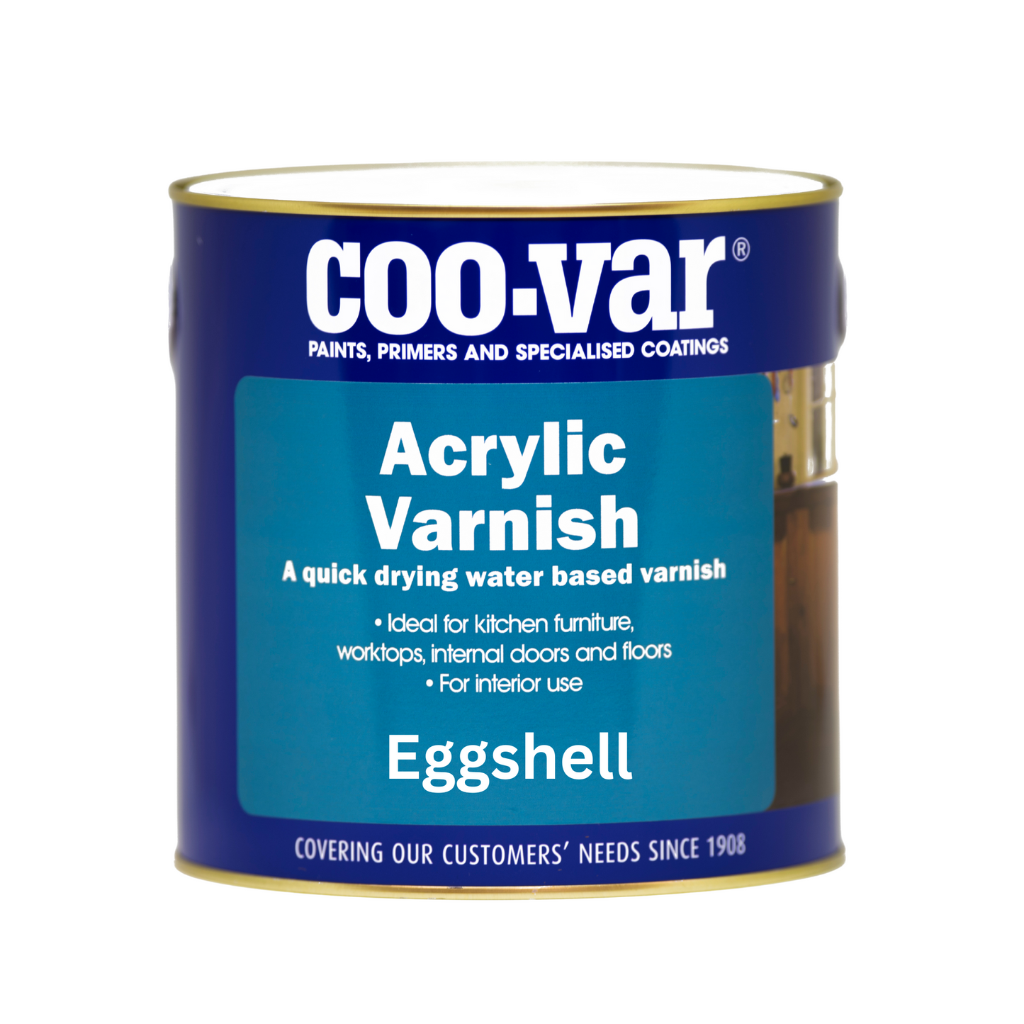 COOVAR ACRYLIC VARNISH CLEAR EGGSHELL (WATER-BASED)