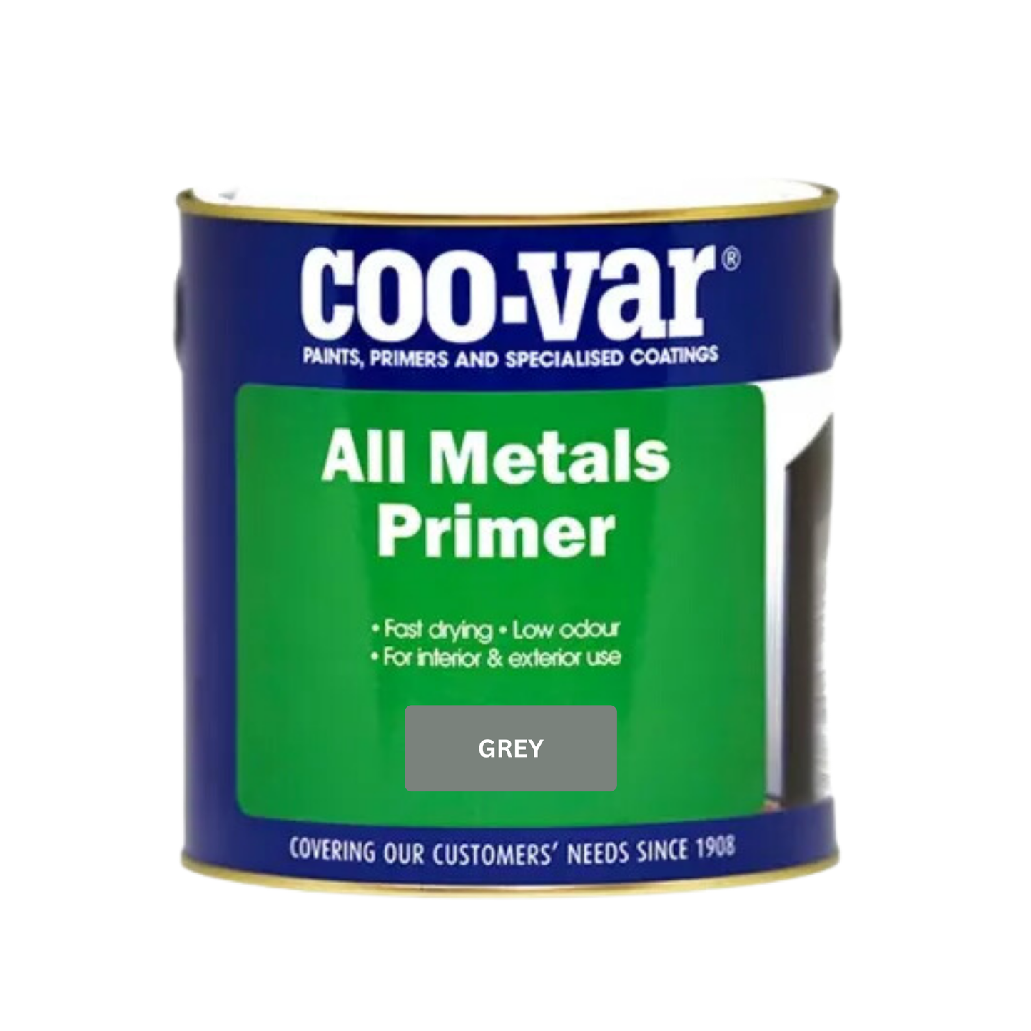 COOVAR WATER-BASED ALL METALS PRIMER GREY