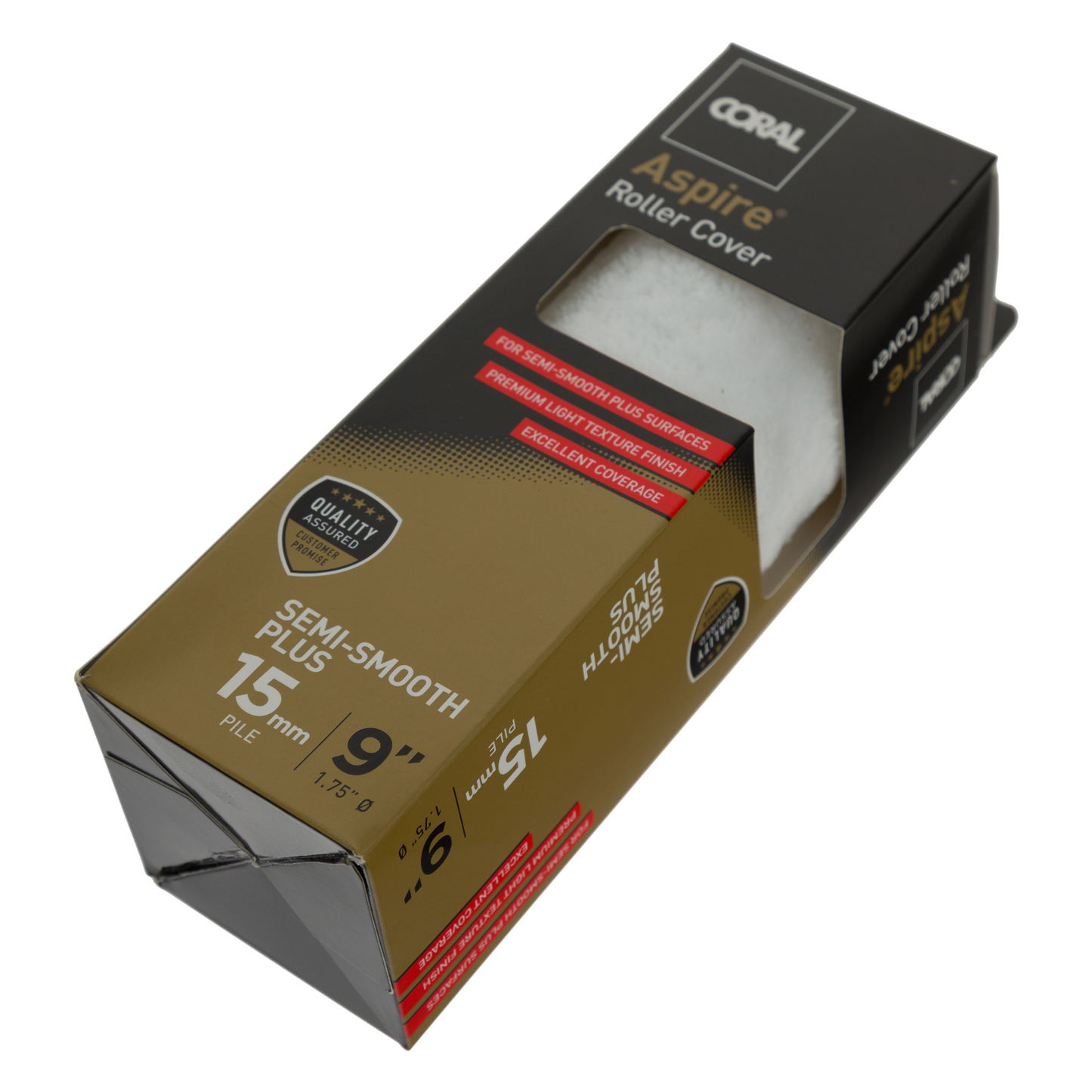 Coral Aspire Long Pile (15mm) Paint Roller Sleeve 9"