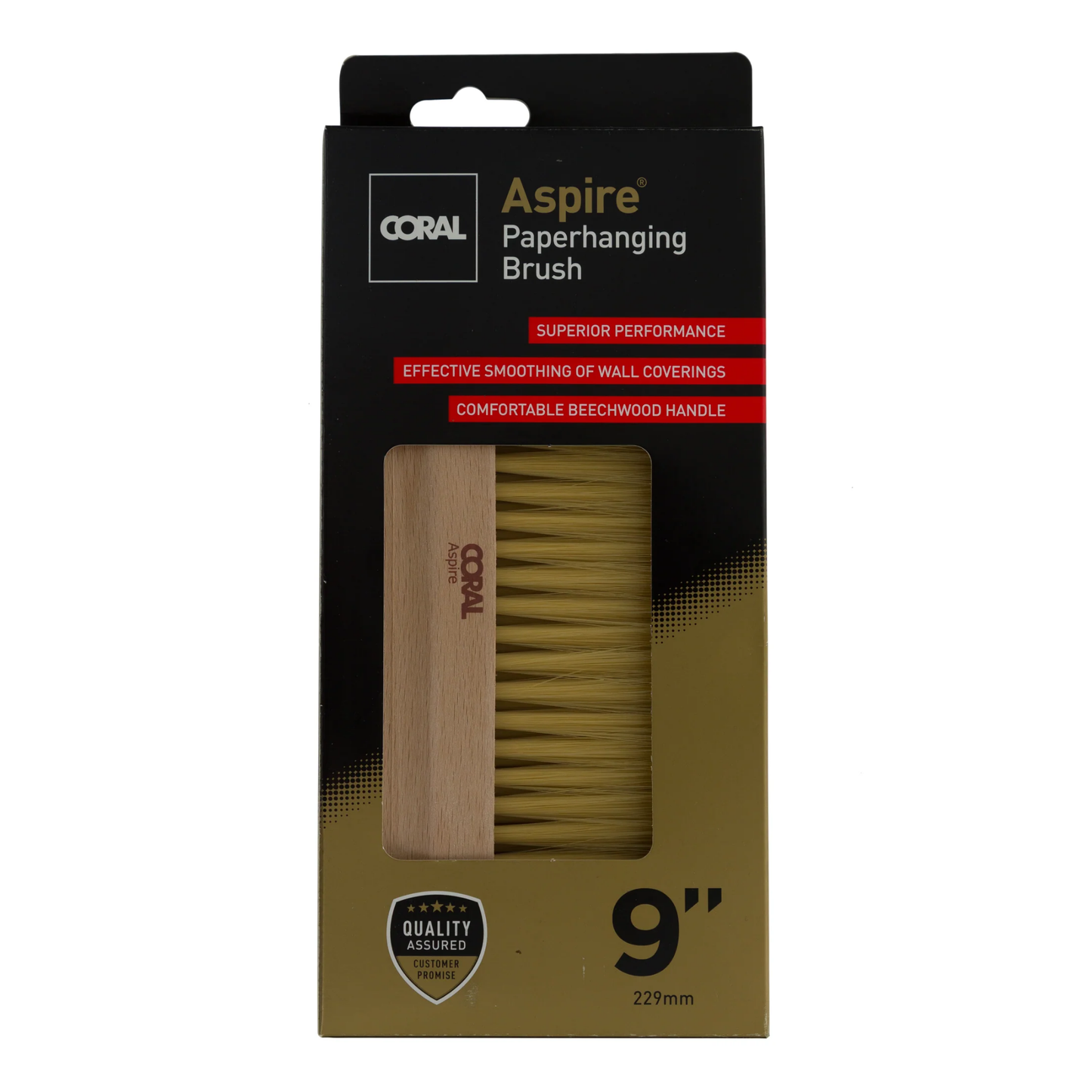 Coral Aspire Wallpaper Hanging Brush 9"