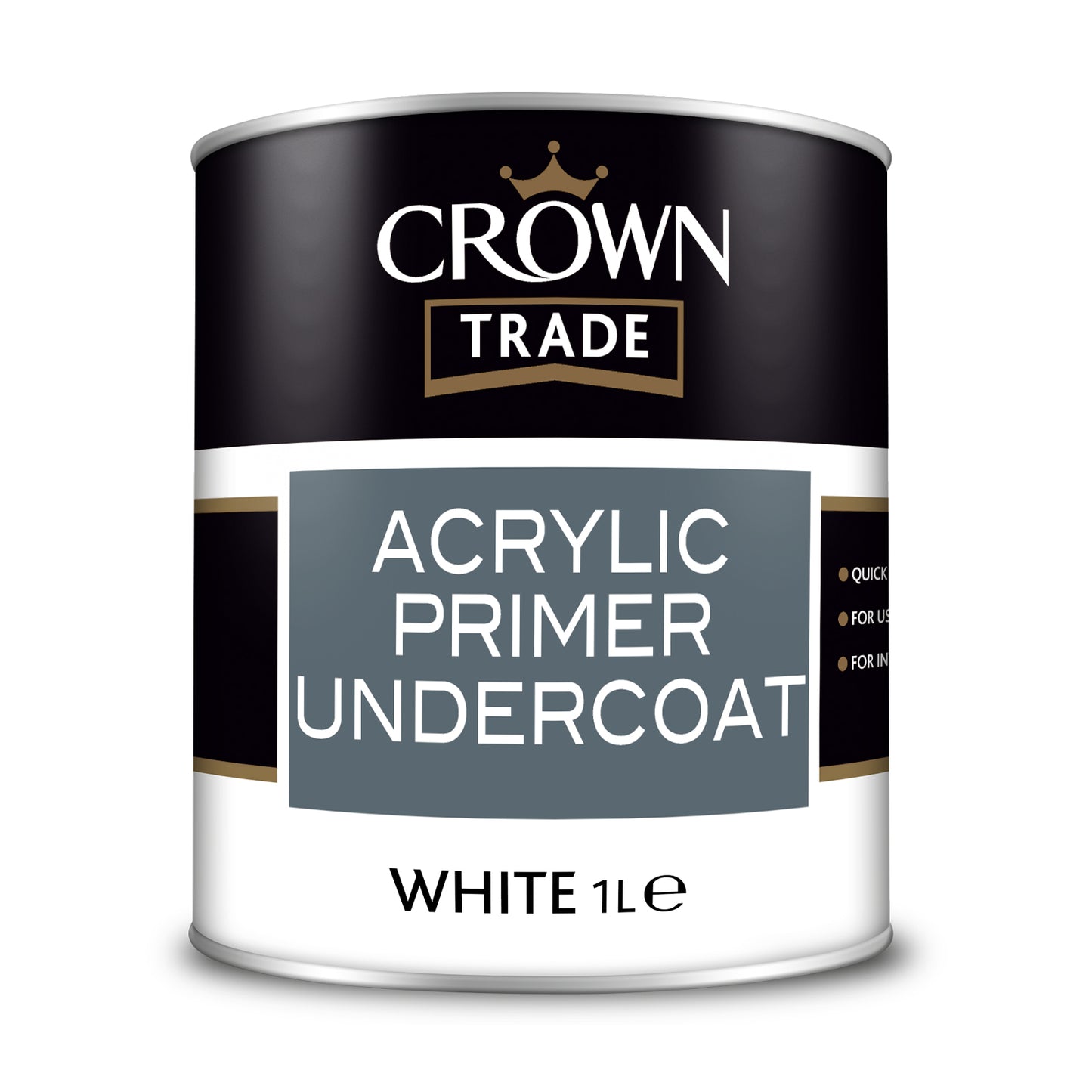 CROWN TRADE ACRYLIC PRIMER UNDERCOAT WHITE