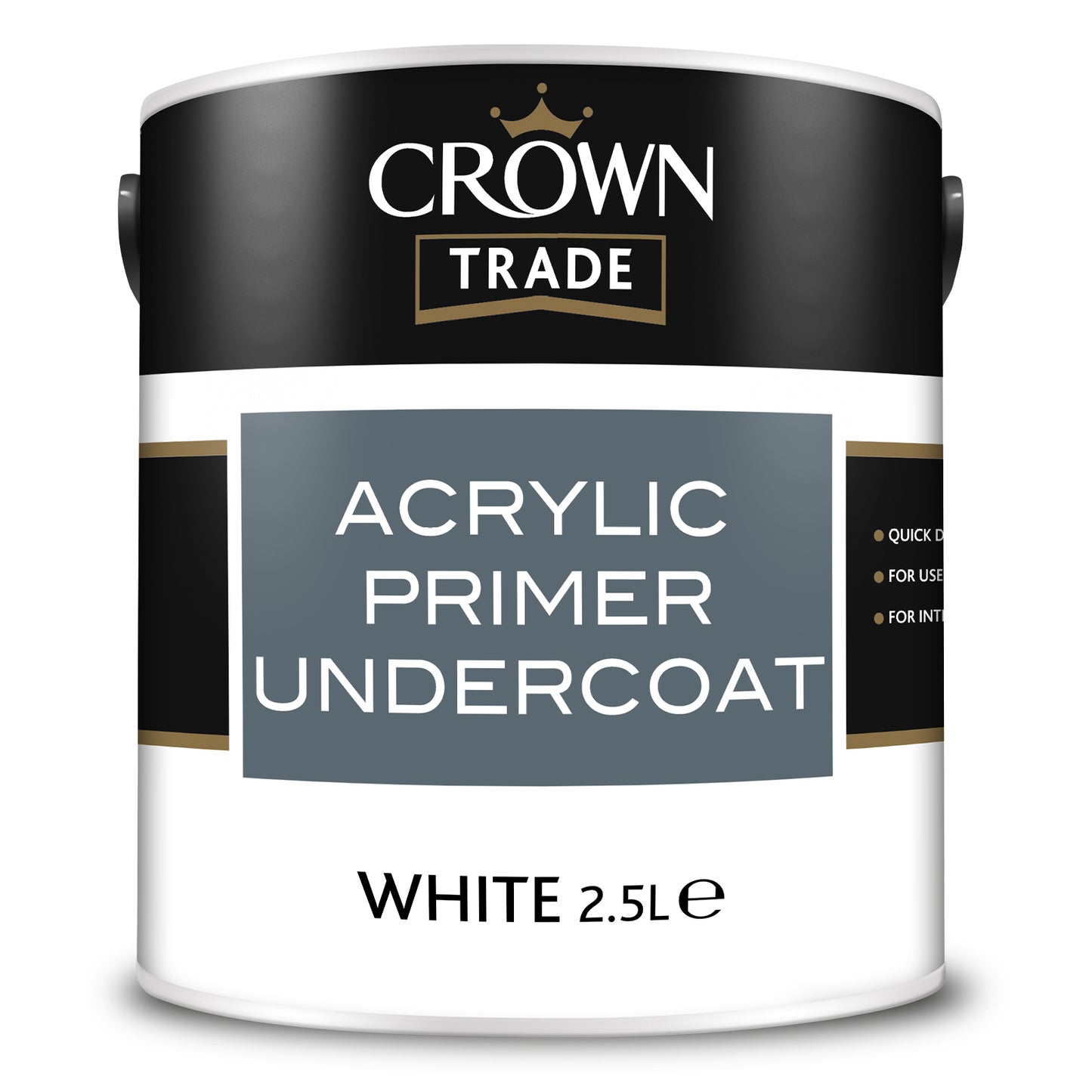 CROWN TRADE ACRYLIC PRIMER UNDERCOAT WHITE