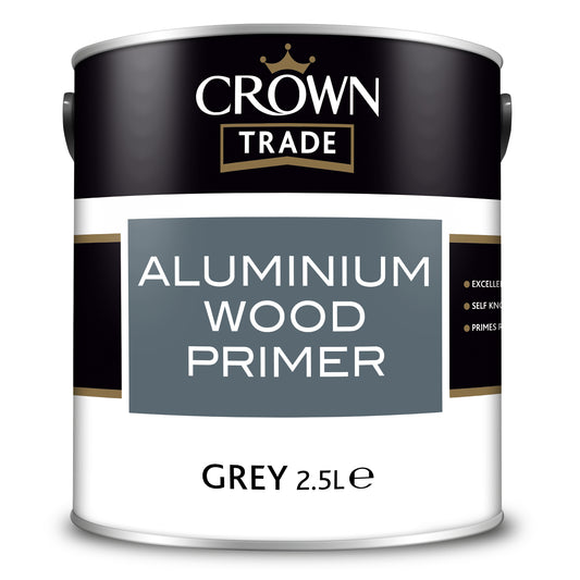 CROWN TRADE ALUMINIUM WOOD PRIMER GREY