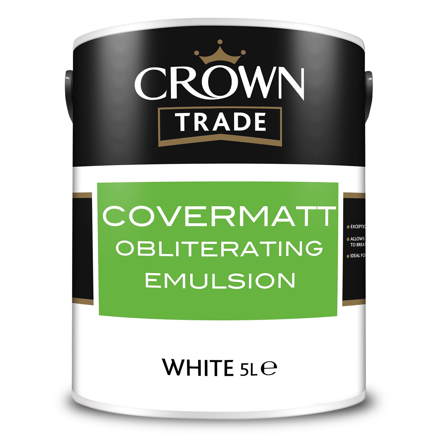 CROWN TRADE COVERMATT OBLITERATING EMULSION WHITE