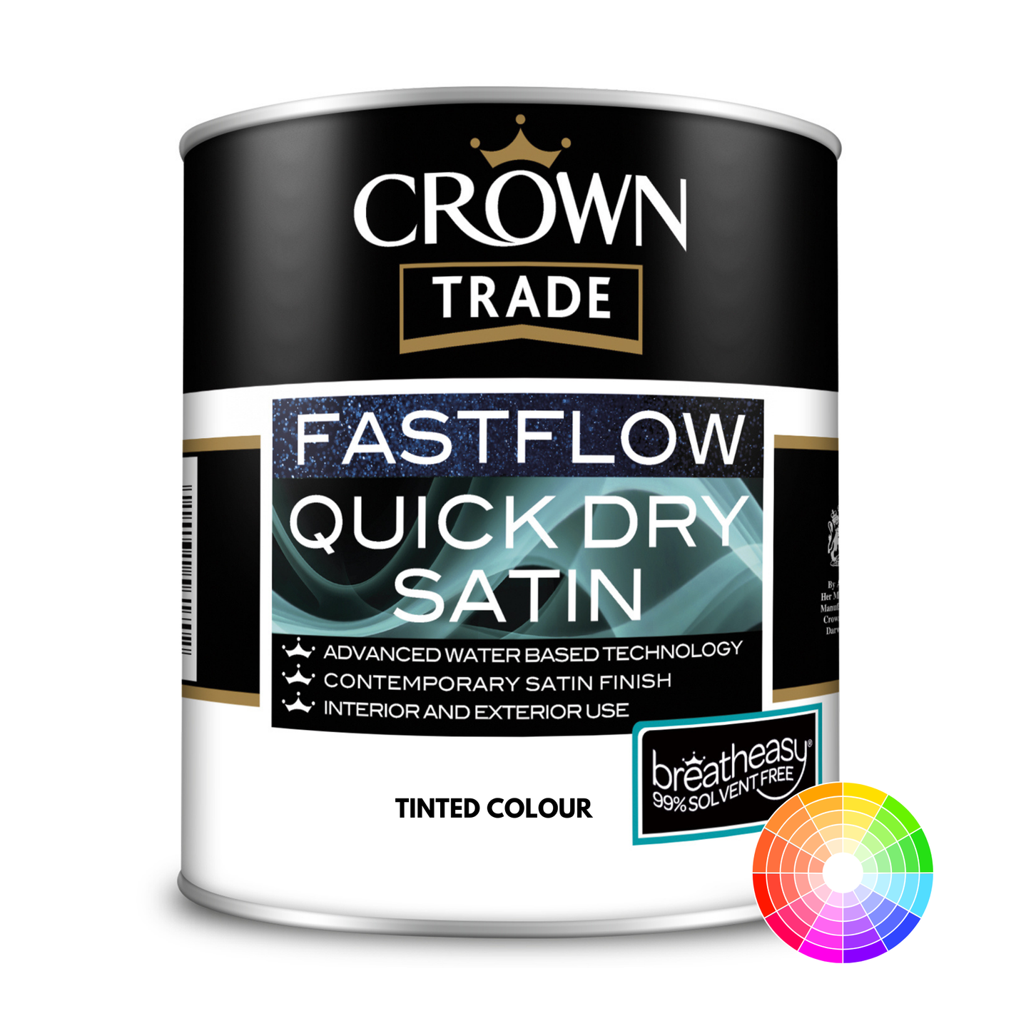 Crown Trade Fastflow Quick Dry Satin Tinted Colour