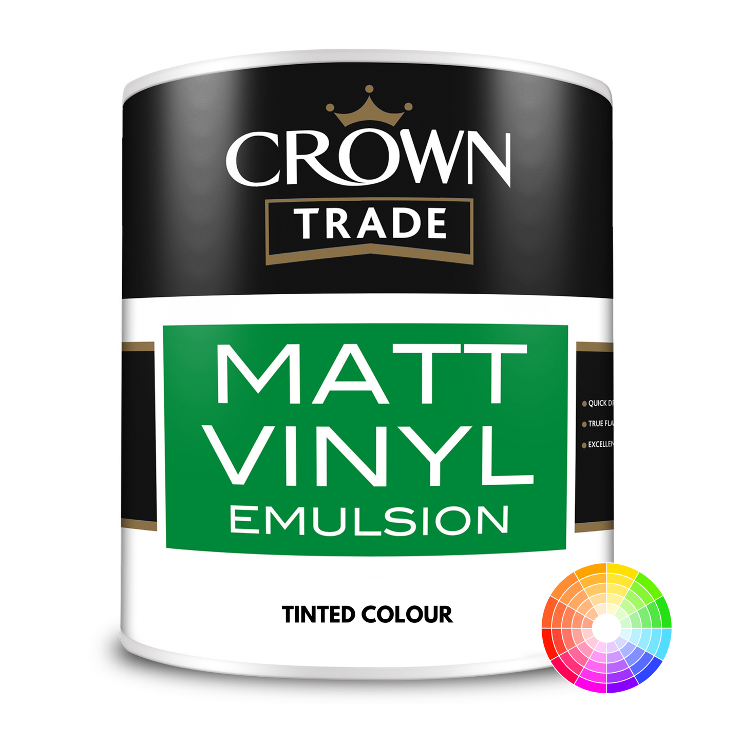 CROWN TRADE MATT VINYL EMULSION TINTED COLOUR