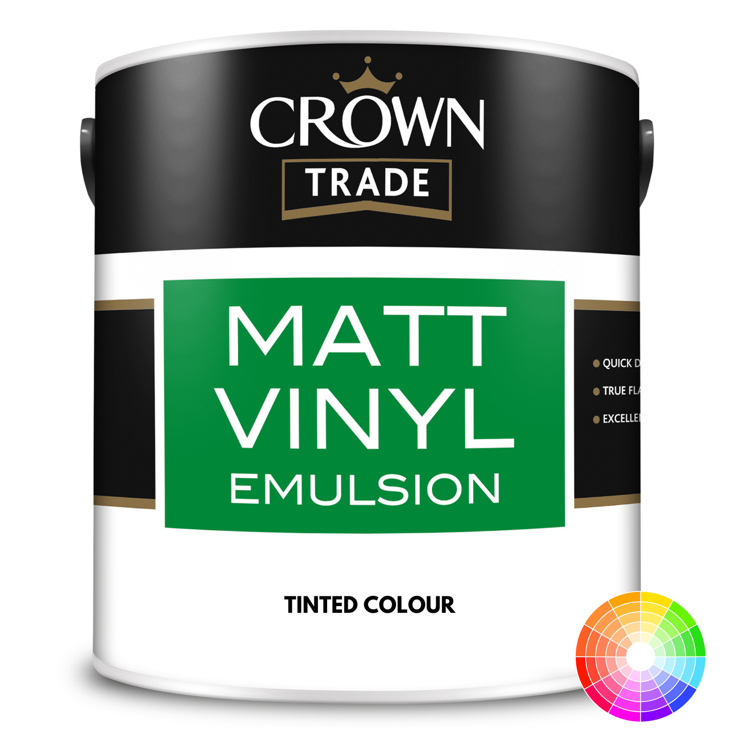 CROWN TRADE MATT VINYL EMULSION TINTED COLOUR