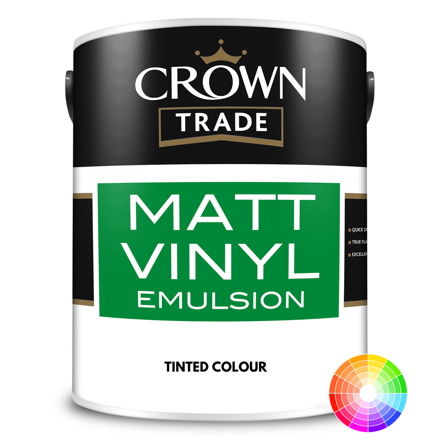 CROWN TRADE MATT VINYL EMULSION TINTED COLOUR