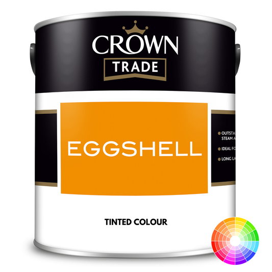 CROWN TRADE OIL BASED EGGSHELL TINTED COLOUR