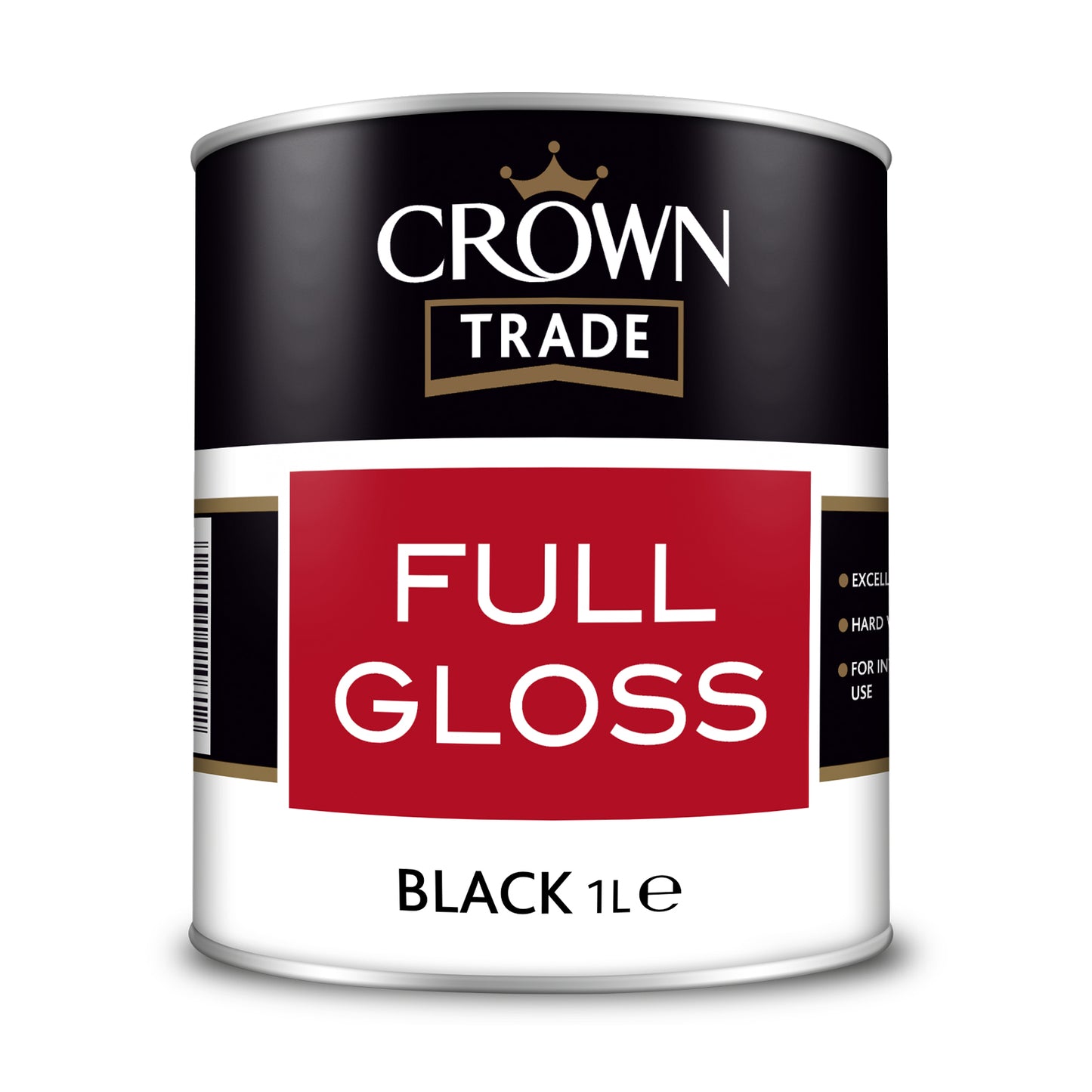 CROWN TRADE OIL BASED FULL GLOSS BLACK