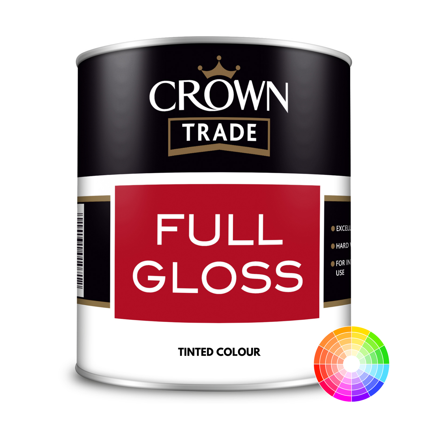 CROWN TRADE OIL BASED FULL GLOSS TINTED COLOUR