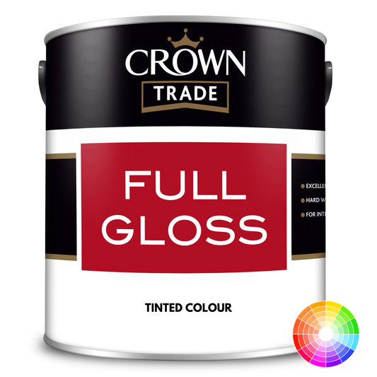 CROWN TRADE OIL BASED FULL GLOSS TINTED COLOUR