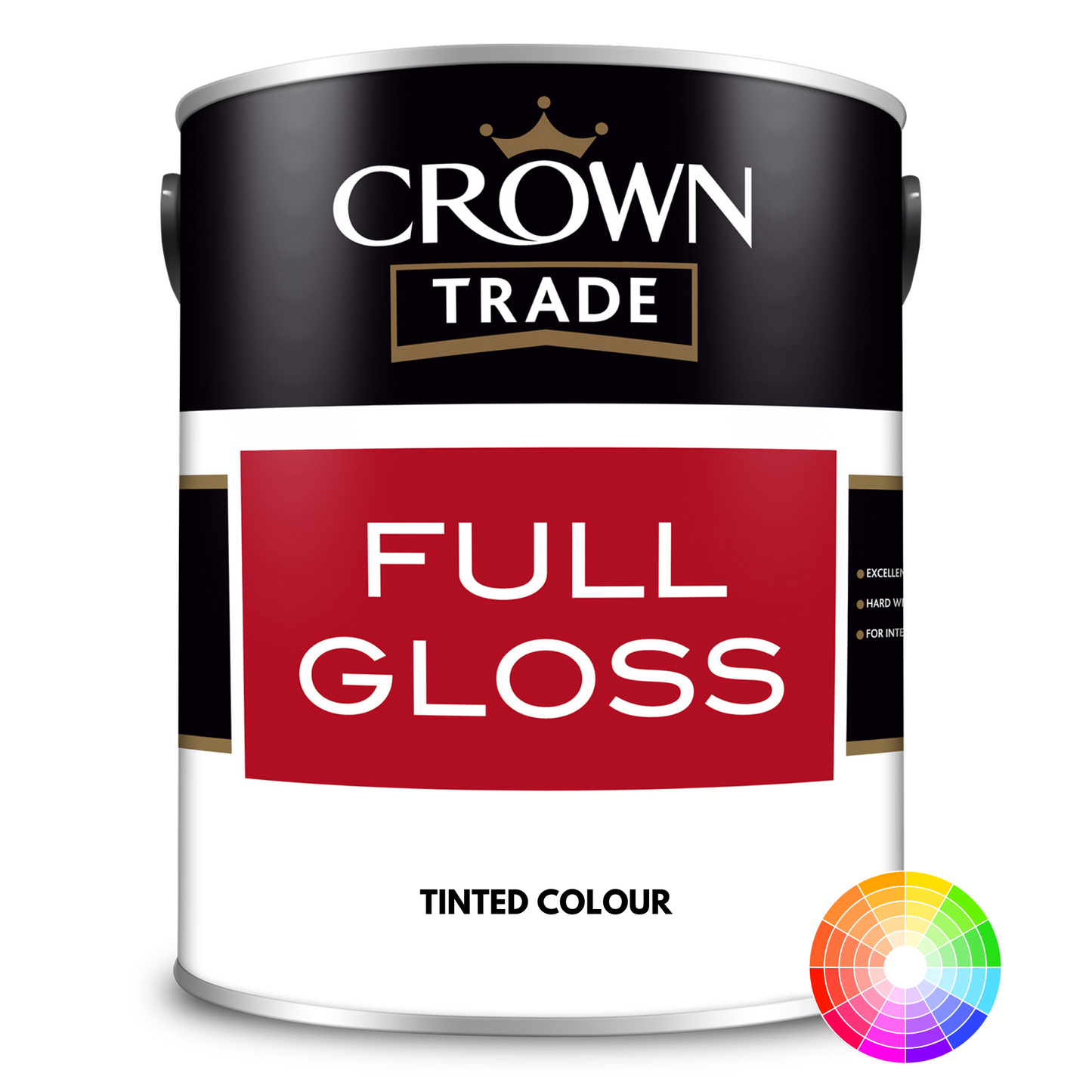 CROWN TRADE OIL BASED FULL GLOSS TINTED COLOUR